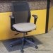 Haworth Improv Tag Tan Mesh Back Adjustable Task Chair w Arms